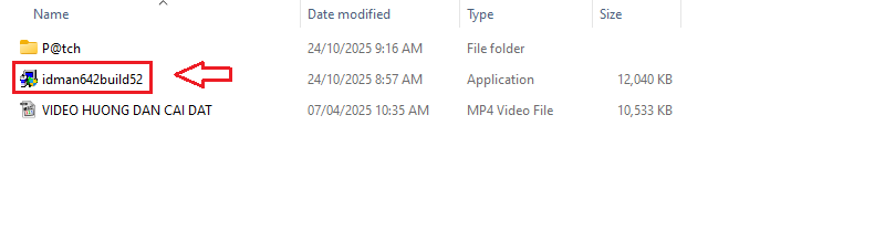chạy file c&agrave;i đặt