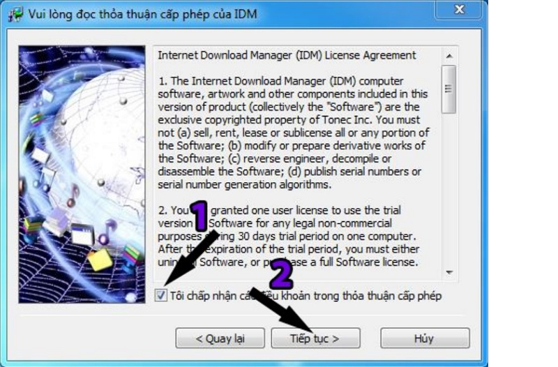 t&iacute;ch chọn đồng &yacute; ch&iacute;nh s&aacute;ch v&agrave; bấm tiếp tục