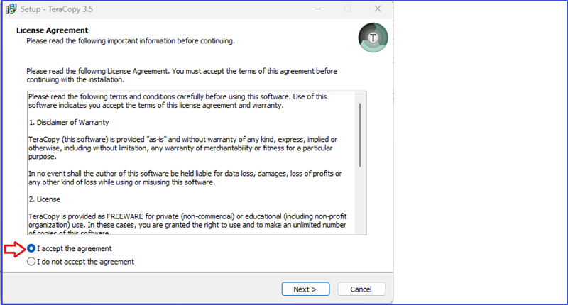 Hứng dẫn c&agrave;i đặt teracopy full crack 1