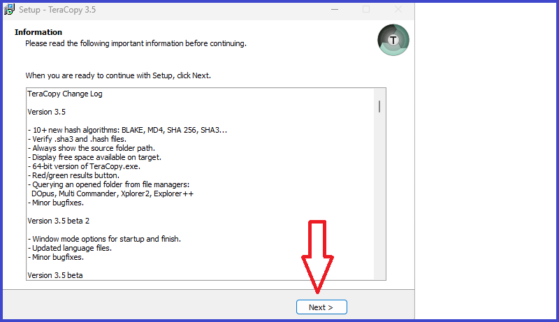 Hứng dẫn c&agrave;i đặt teracopy full crack 4
