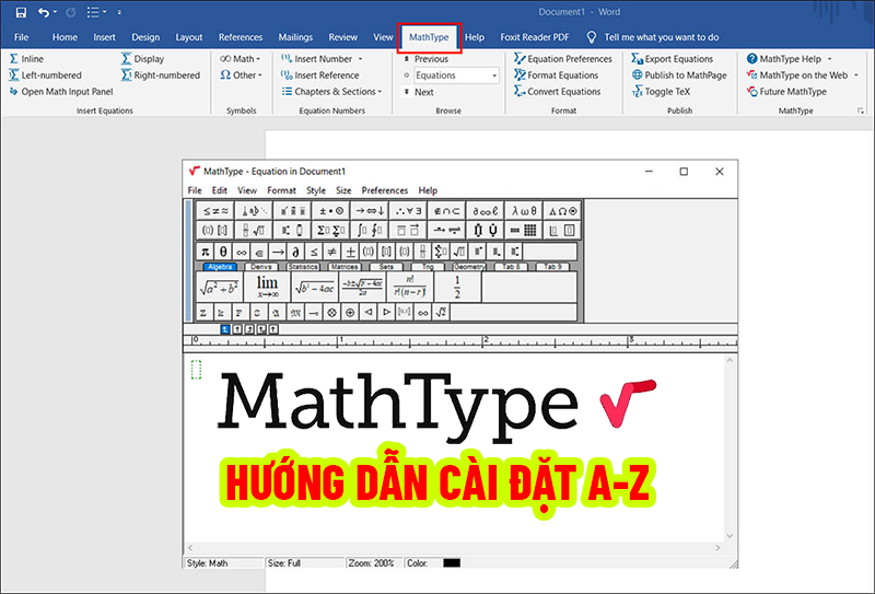 Mathtype 7.4.4 full crack 1