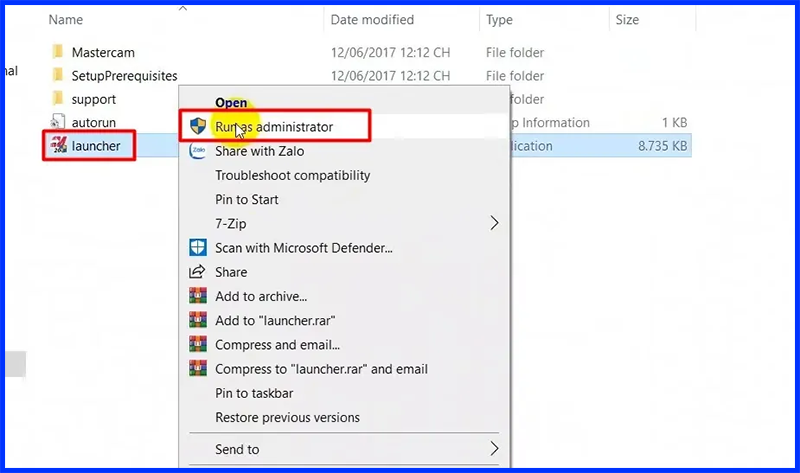 c&agrave;i đặt Mastercam 2018 