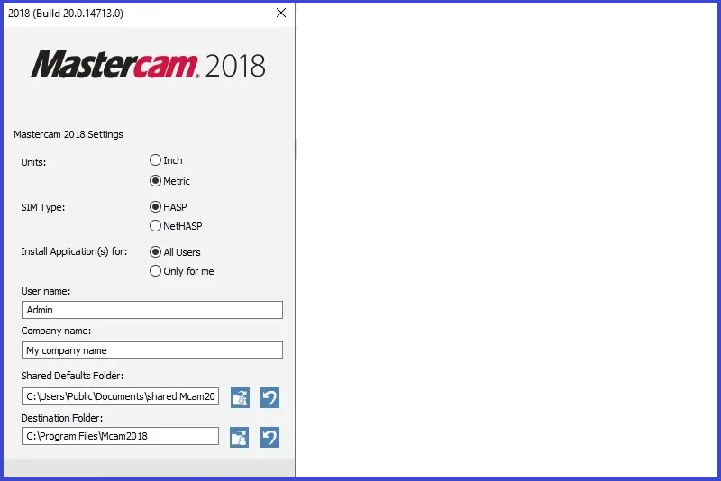 c&agrave;i đặt Mastercam 2018 