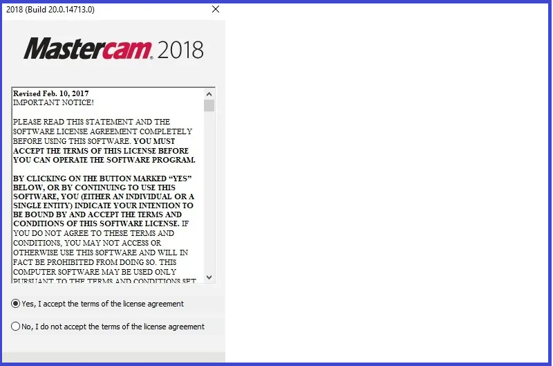 c&agrave;i đặt Mastercam 2018 